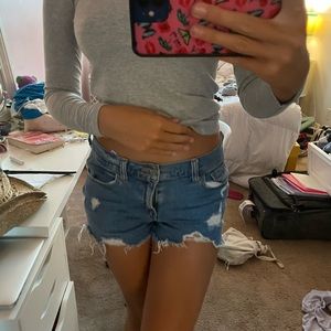 Dark denim Jean shorts
